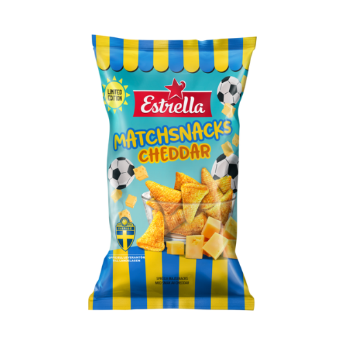 Estrella Matchsnacks – 120g Crispy Swedish Snack Bag