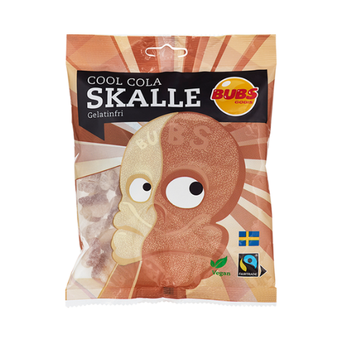 Bubs Cool Cola Skalle 90g