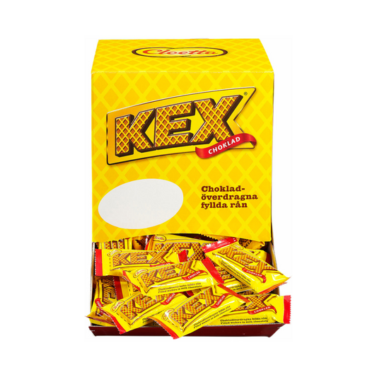 Mega Pack Cloetta Kex Mini – 120 Pieces – Swedish Chocolate Wafer Candy in Bulk for Parties & Events