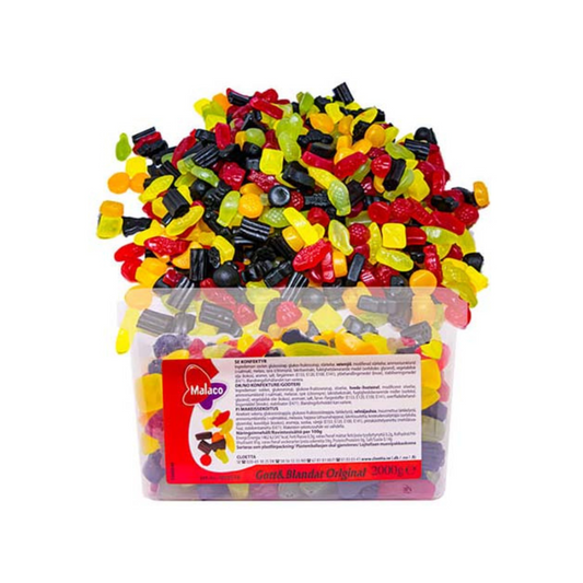 Gott & Blandat Loose Candy Mix – Swedish Pick and Mix Gummies & Licorice – Scandinavian Bulk Sweets