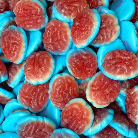 Vidal Jelly Brains Candy 1kg – Fruity Gummy Sweets – Spooky Halloween Brain Gummies