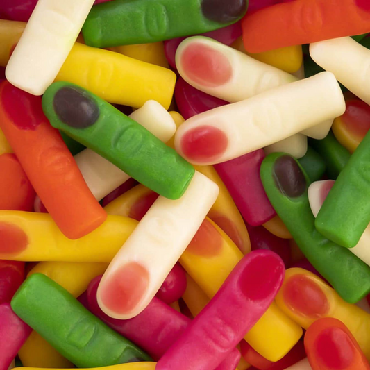 Vidal Jelly Fingers Candy 1kg – Fruity Gummy Sweets – Spooky Halloween Finger