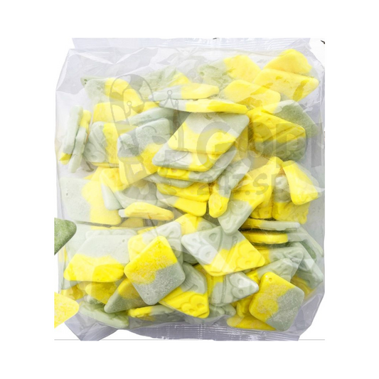 Bubs Sour Foam Diamonds Tutti Frutti – WHOLE BOX 2.6kg – Swedish Foam Candy Bulk – Pick & Mix Scandinavian Sweets