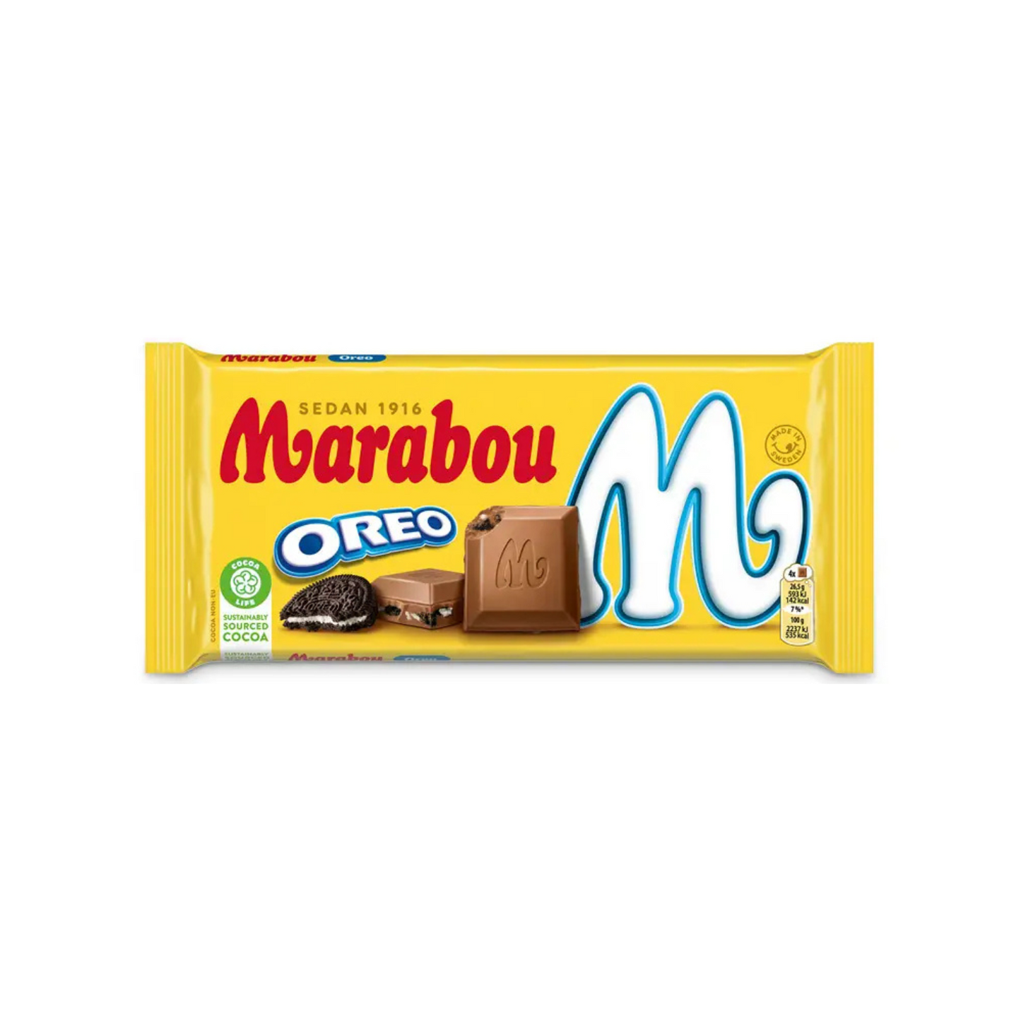 Oreo Chocolate Bar 185g By Marabou