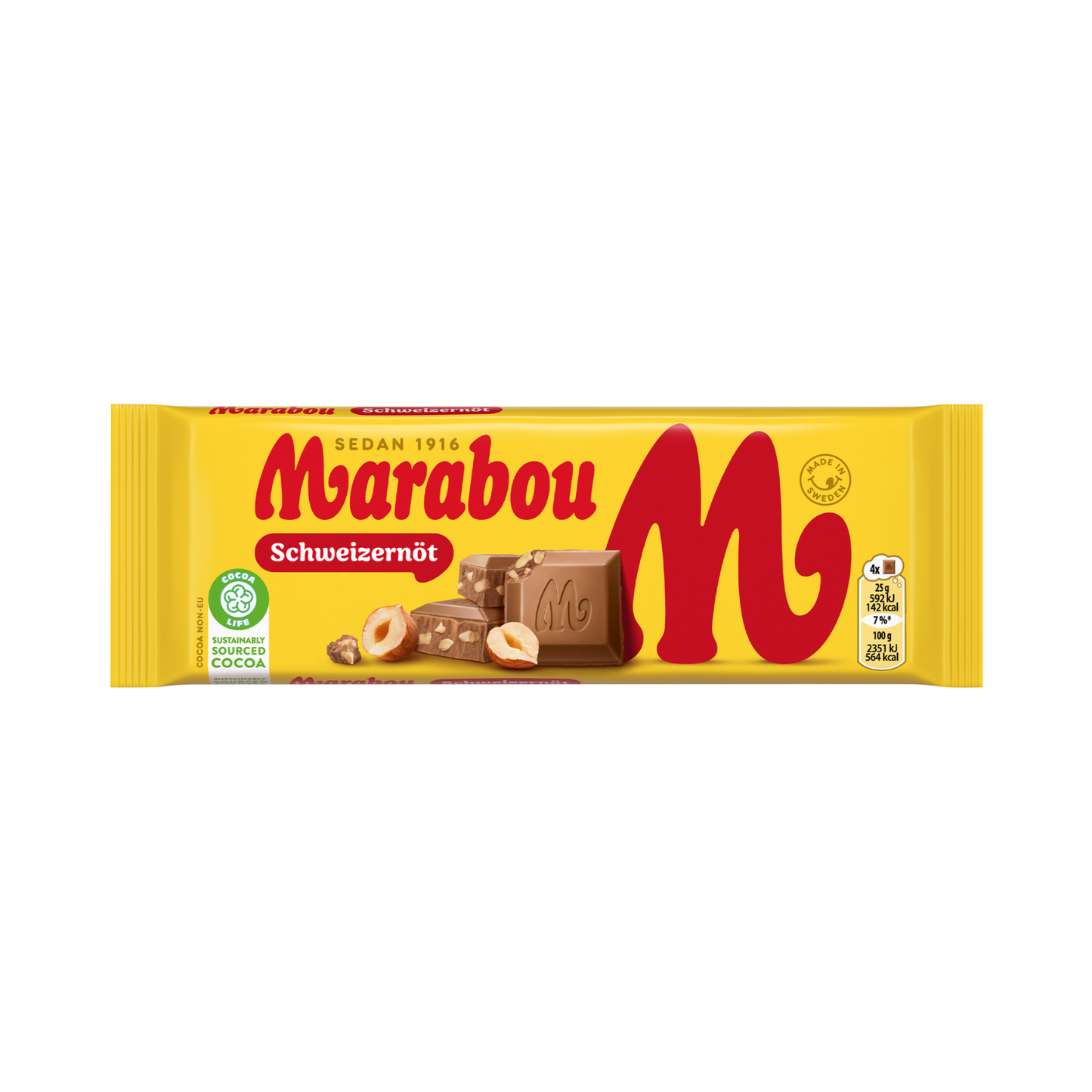 Marabou Chocolate Bundle – 4-pack 100g (Tuc, Daim, Schweizernöt, Milk Chocolate)