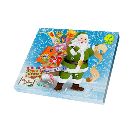 Hultén Vegan Advent Calendar 358g – Plant-Based Candy Christmas Calendar