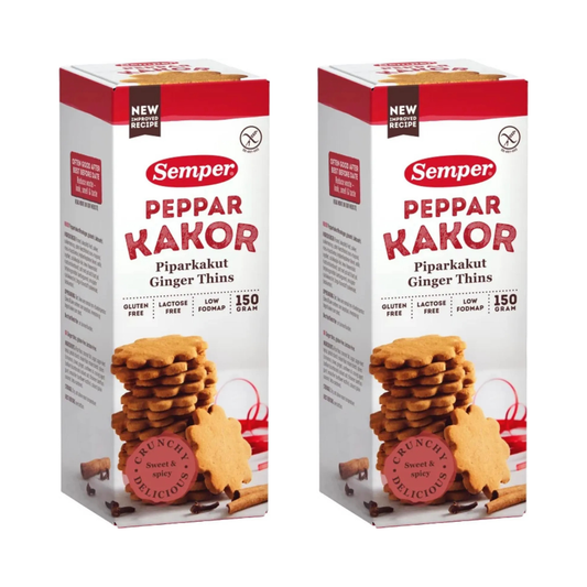 Semper Gluten Free Ginger Thins 150g – Swedish Gingerbread Cookies