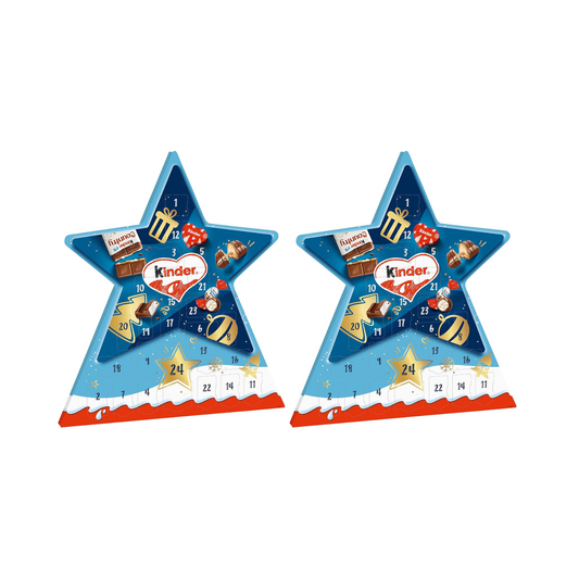 Ferrero Kinder Mix Star Advent Calendar 149g – Chocolate Christmas Gift Box