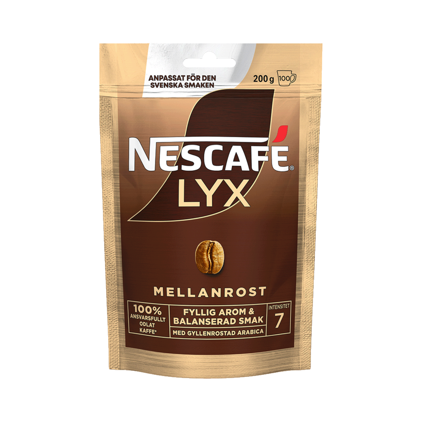 Nescafé Lyx Medium Roast 200g – Premium Instant Coffee from Sweden