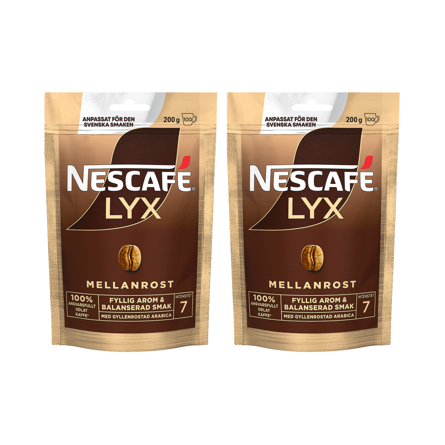 Nescafé Lyx Medium Roast 200g – Premium Instant Coffee from Sweden