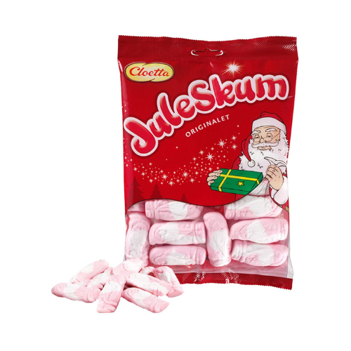 Cloetta Juleskum 100g – Swedish Christmas Marshmallow Santas