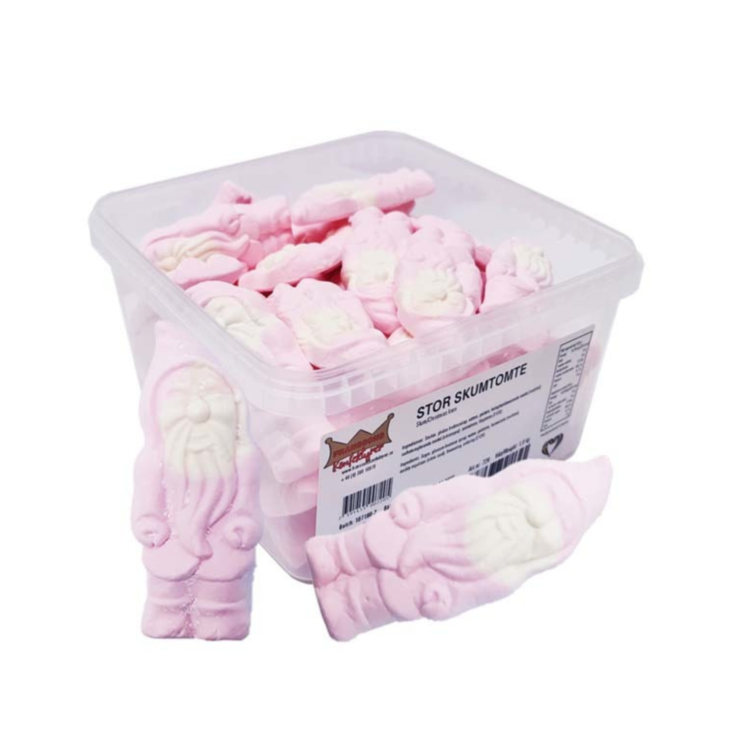 Franssons Giant Marshmallow Santa 1kg – Swedish Christmas Candy Box