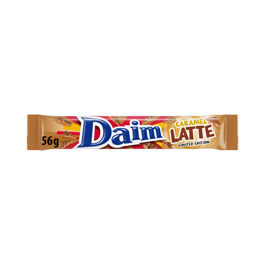 Daim Caramel Latte Bar 56g – Swedish Chocolate & Coffee Candy