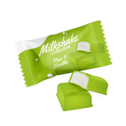 Mormor Lisas Pear & Vanilla Milkshake Candy – Swedish Creamy Fruit Sweets