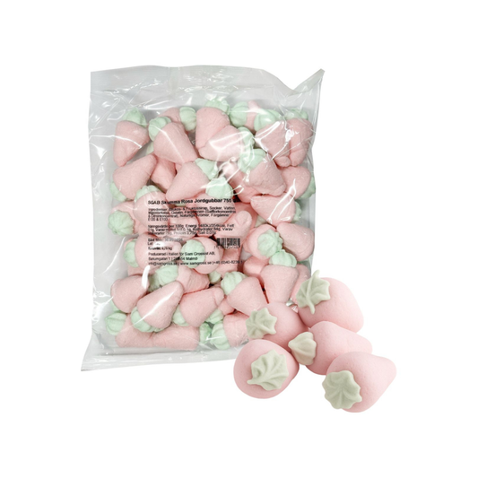 Foam Strawberry Candy – Pink Strawberry Marshmallow Sweets