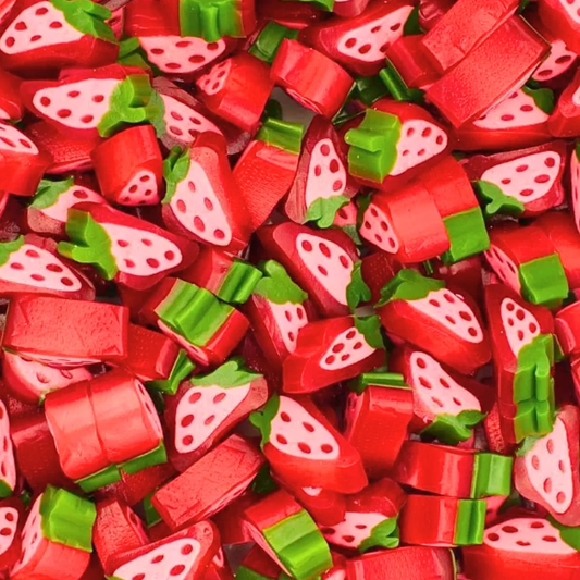 Vidal Strawberry Licorice Slices – Swedish Fruity & Soft Licorice Candy