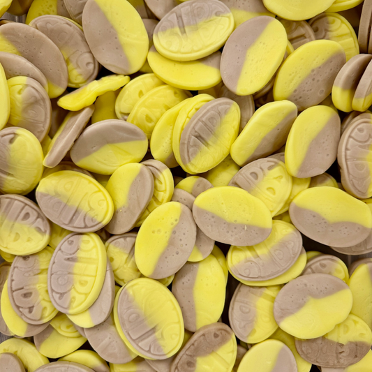 BUBS Banana Toffee Ovals – Vegan Swedish Banana Caramel Candy