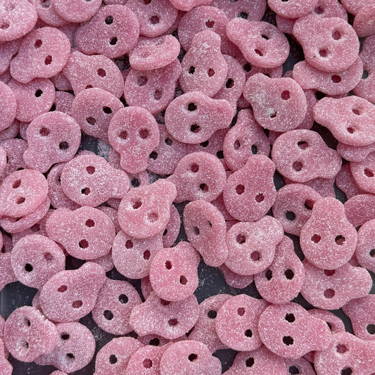 Matthijs Veggie Sour Pinky Skull – Vegan Fruity Sour Candy