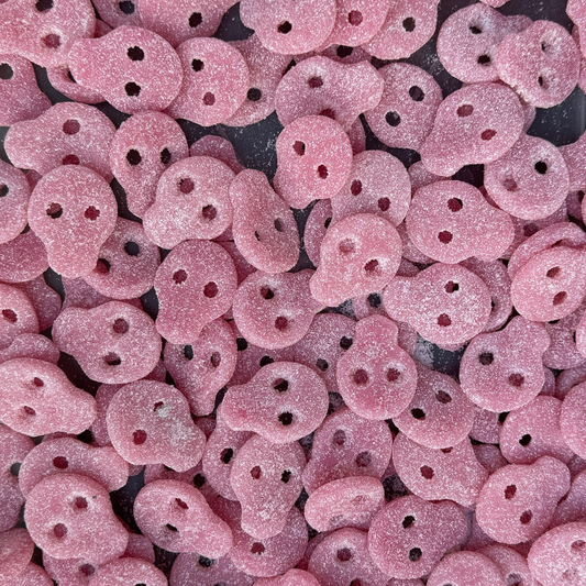 Matthijs Veggie Sour Pinky Skull – Vegan Fruity Sour Candy