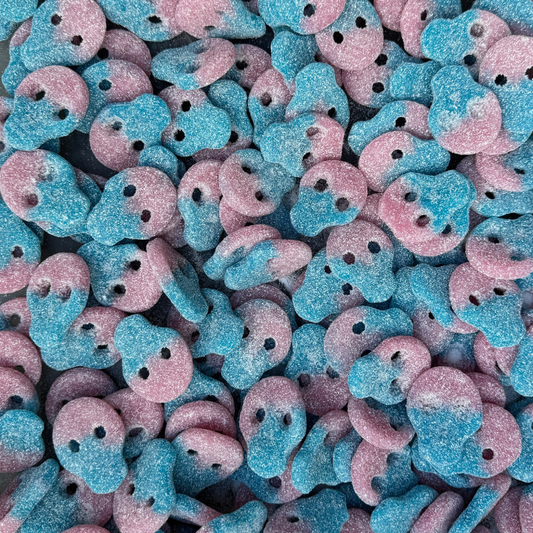 Matthijs Veggie Sour Fizzy Skull – Vegan Fizzy Fruity Candy