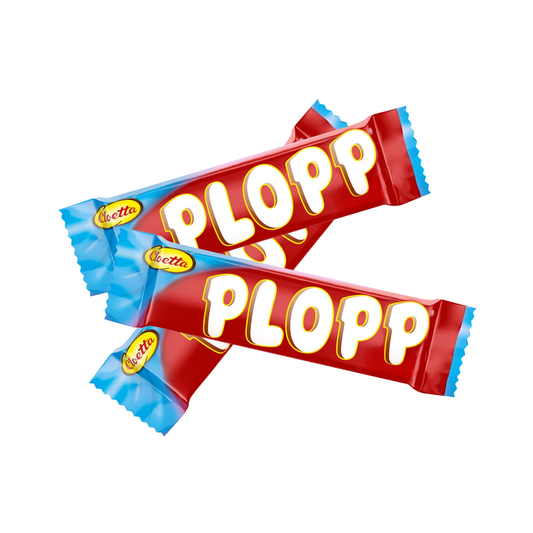 Plopp Original 12g – Swedish Milk Chocolate Caramel Bar  1Kg – Classic Scandinavian Candy