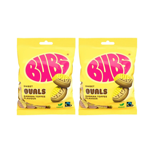 Whole Box Bubs Banana Toffee Sweet Ovals 12 x 90g