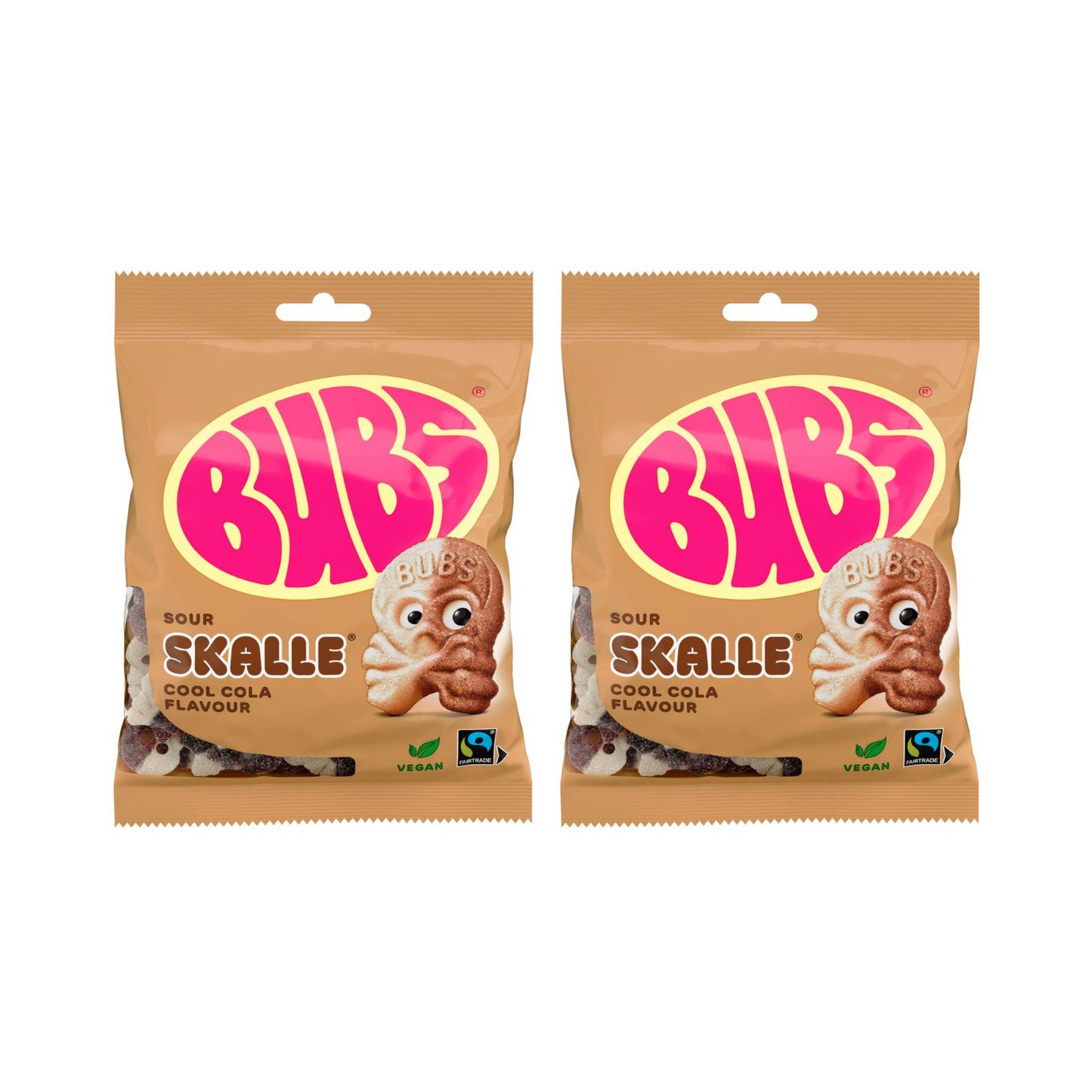 Bubs Sour Cola Skulls 90g