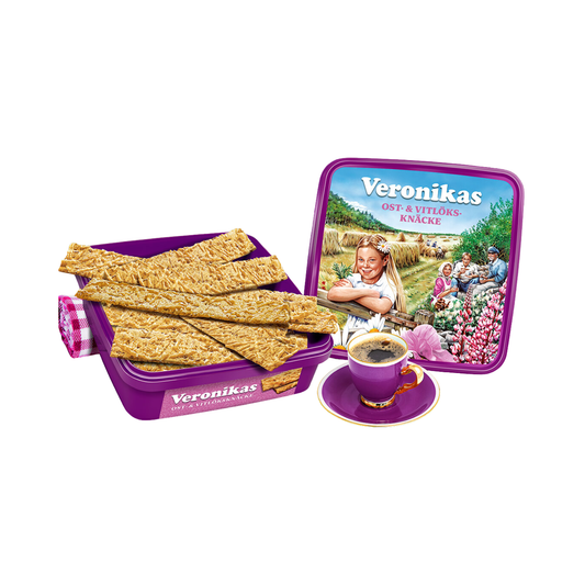 Veronika’s Cheese & Garlic Crispbread Sticks 300g