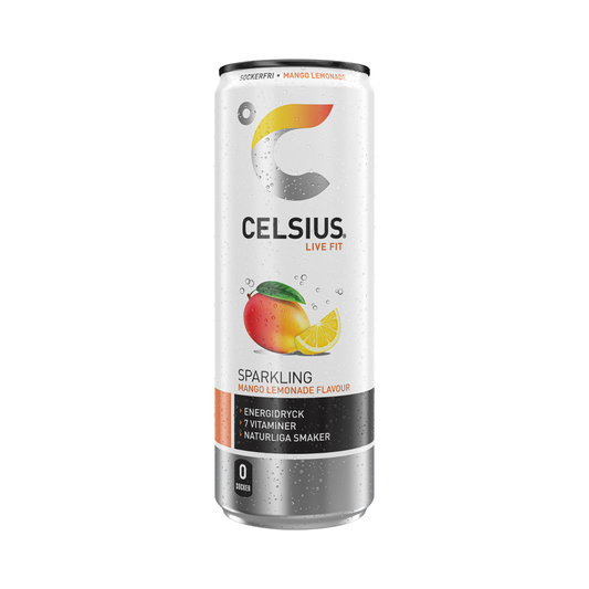 CELSIUS Mango Lemonade Energy Drink 33cl