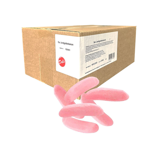 Sour Soft Strawberry Bananas 1.8 Kg