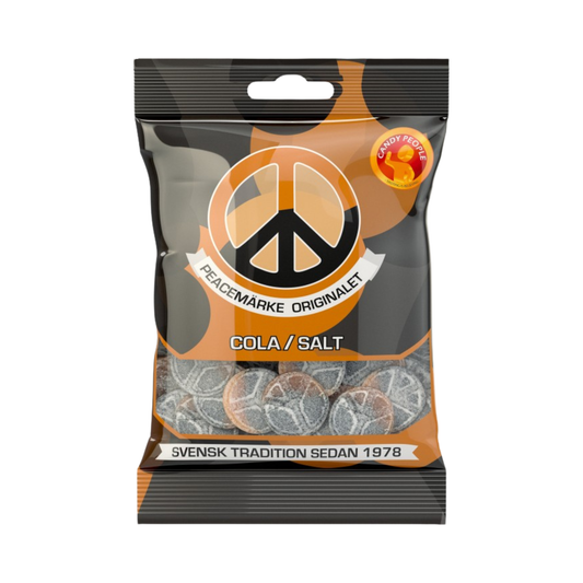 Candy People Peace Cola & Salt Candy 80g – Classic Swedish Favourite