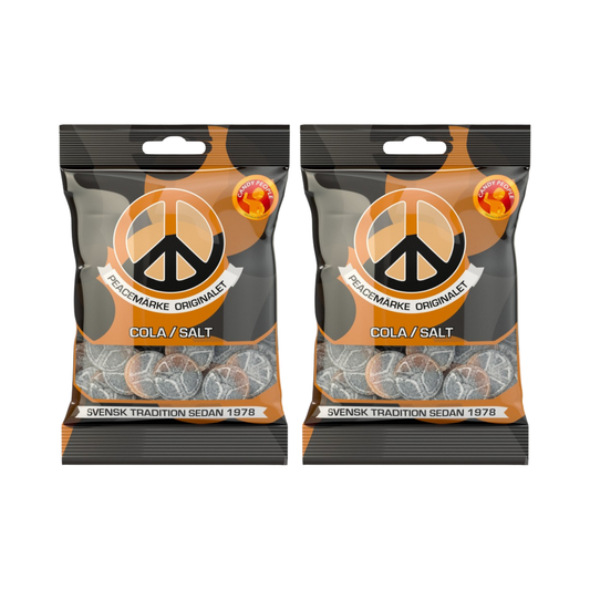 Candy People Peace Cola & Salt Candy 80g – Classic Swedish Favourite