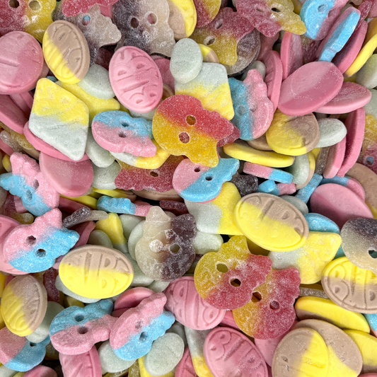 BUBS Ultimate Vegan Candy Mix – Swedish Fruity & Sour Gummies – Gluten Free