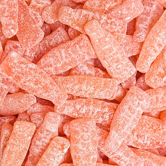 Grapefruit Soda Bottles Candy By Malaco