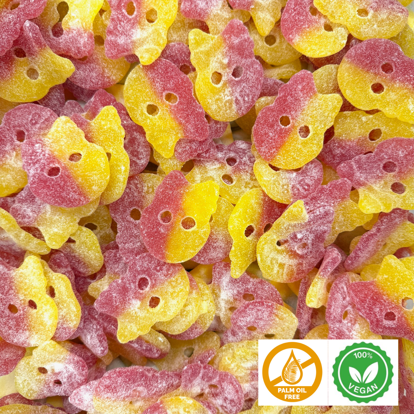 Bubs Lemon Raspberry Skulls