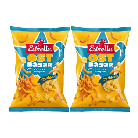 Cheddar Cheese Puffs 210g By Estrella