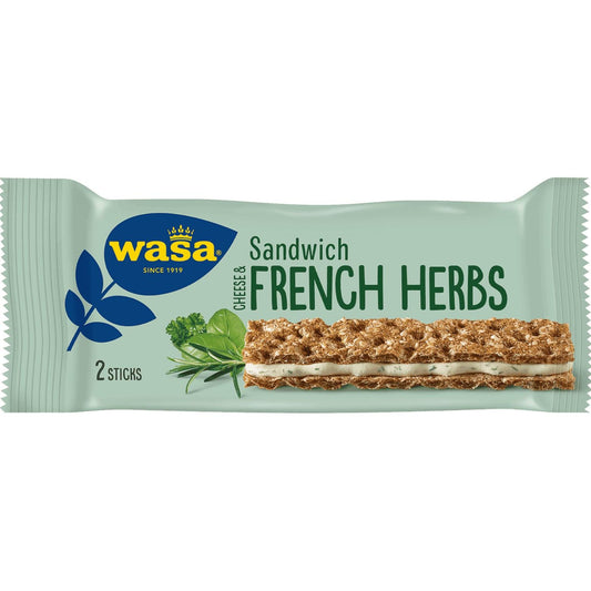 24-Pack Wasa Cheese and French Herbs Sandwich Snack 888g