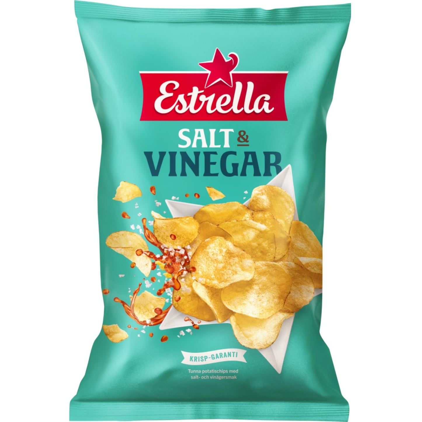Salt & Vinegar Chips 175g By Estrella
