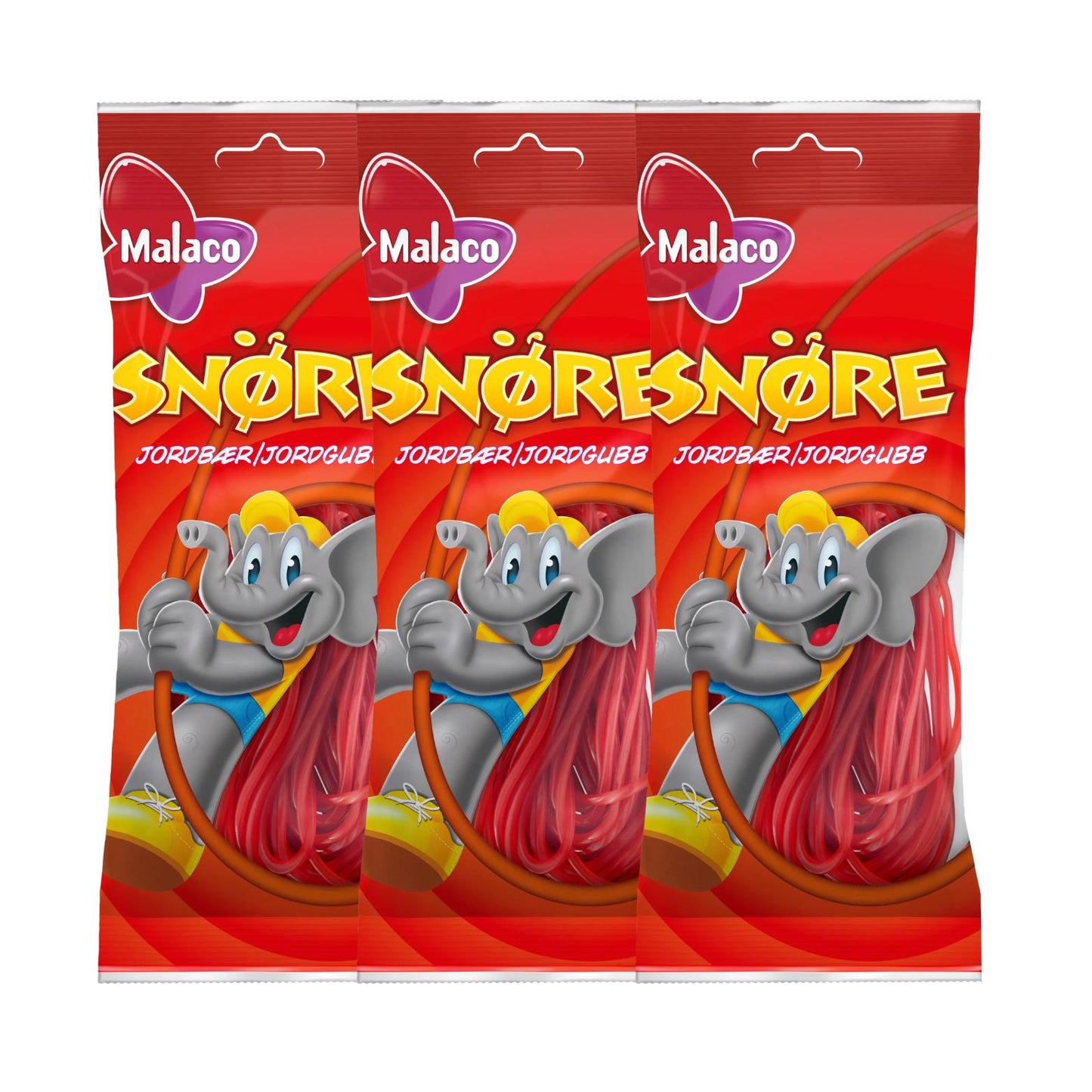 Strawberry Laces 94g By Malaco