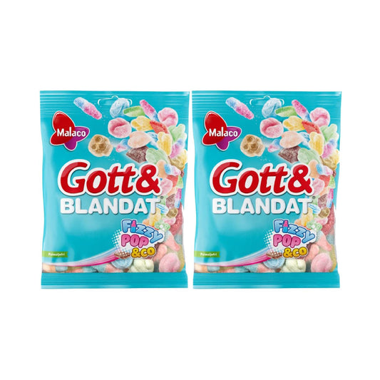 Fizzypop & Co Mix 170g By Malaco Gott och Blandat