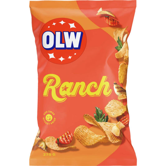 Ranch Flavor Chips 275g By OLW