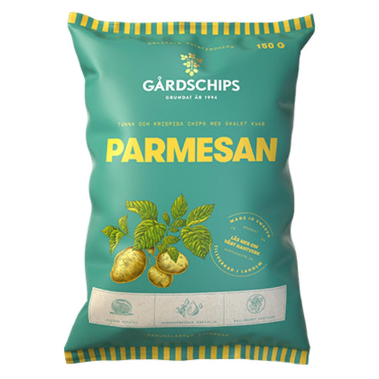 Parmesan Chips 150g By Gårdschips