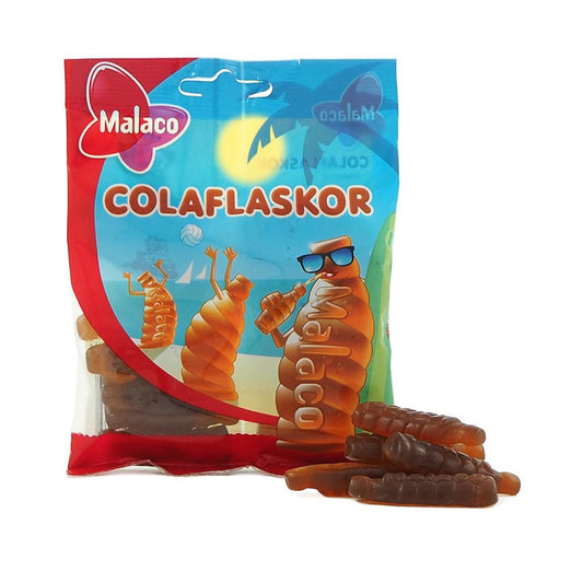 Cola Bottle Gummies 80g By Malaco