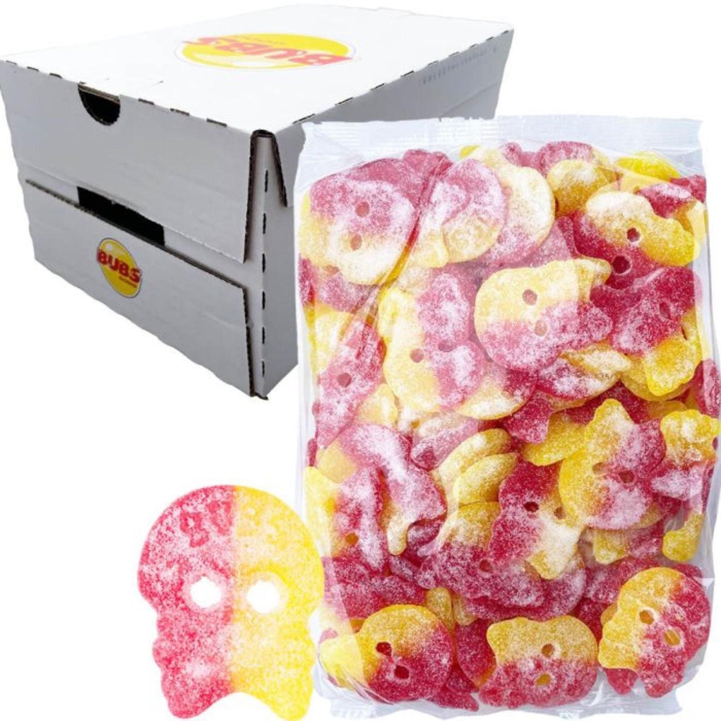Bubs Large Sour Skulls Candy