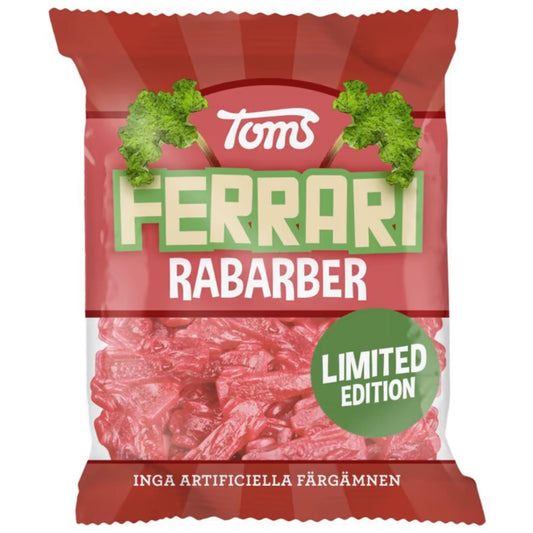 Rhubarb Ferrari Gummies 120g By Toms
