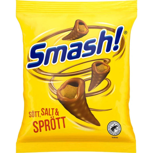 Smash Chocolate Coated Cones 100g By OLW