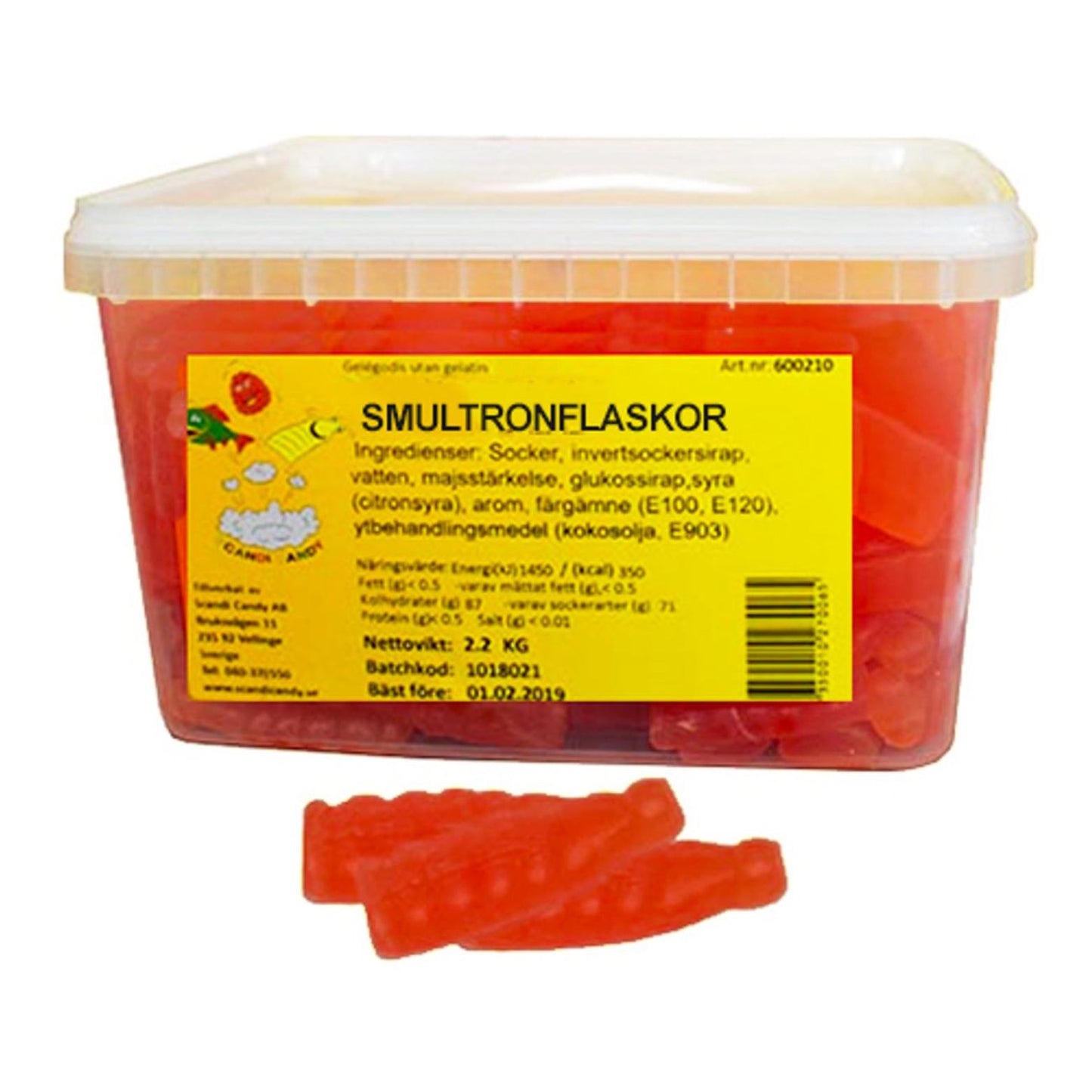 スカンジキャンディ ワイルドストロベリーボトル 1kg