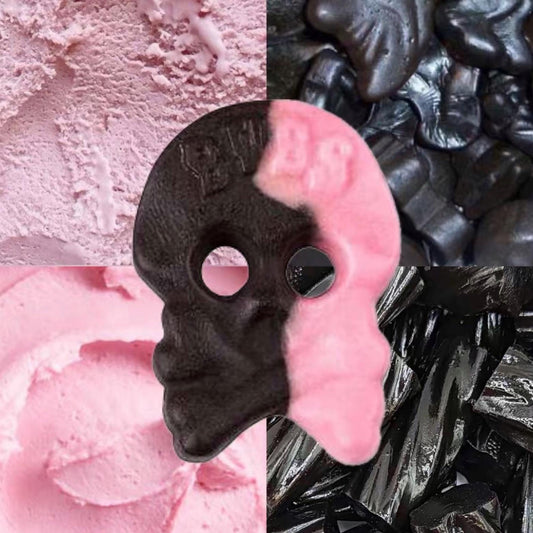Bubs Raspberry & Licorice Foam Candy