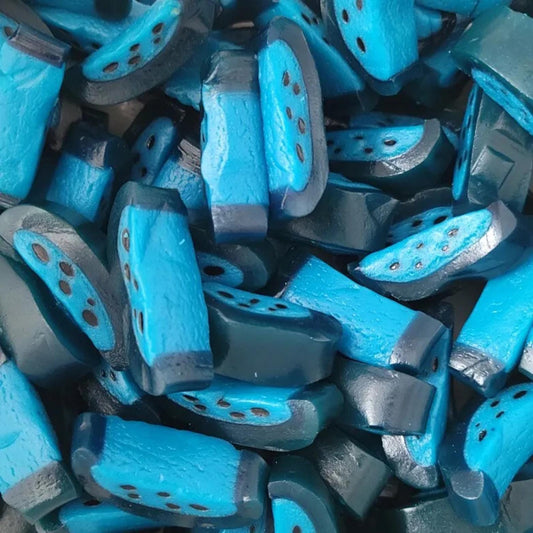 Blue Raspberry Licorice Slices Candy By Vidal